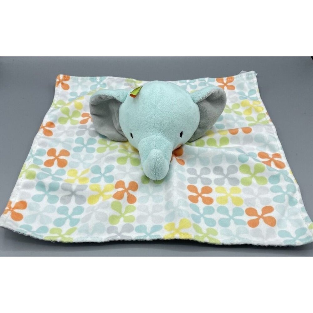 Boppy Elephant Lovey‎ Security Blanket Plush Multicolor Baby Toy